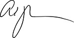 Arvid Johnson Signature