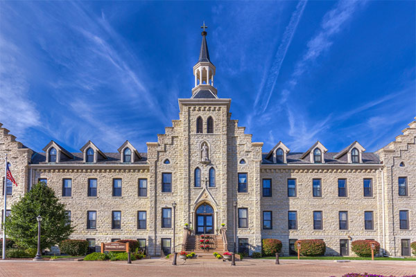 motherhouse building with blue sky