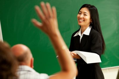 students in the classroom