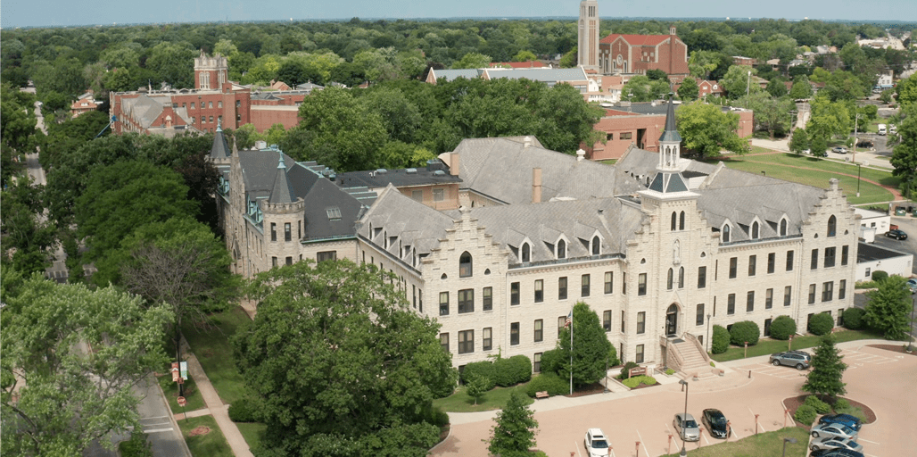 Aerial view of the Motherhouse