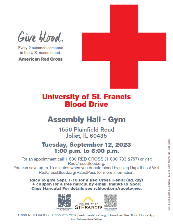 American Red Cross blood drive - September 2023